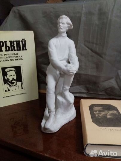 Бюст Горького, фарфор лфз