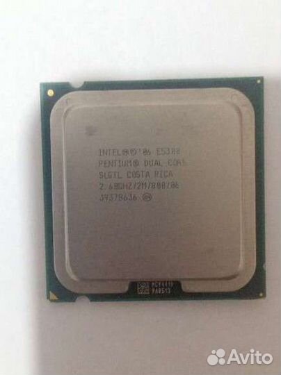 Процессор E5300 Intel 2600Mhz