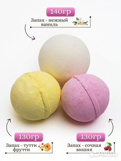 Подарочный набор Бомбочки для ванны