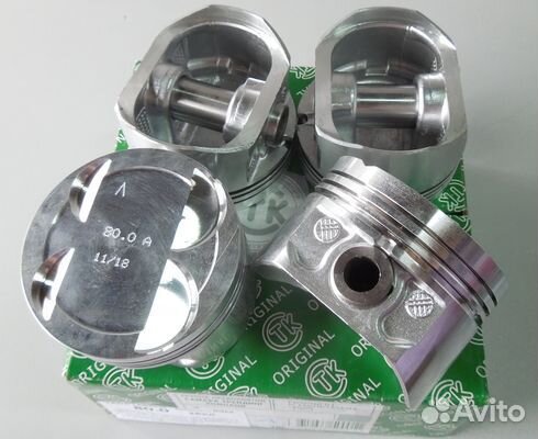 Поршень Renault 1.6 16кл к4м D80 комплект