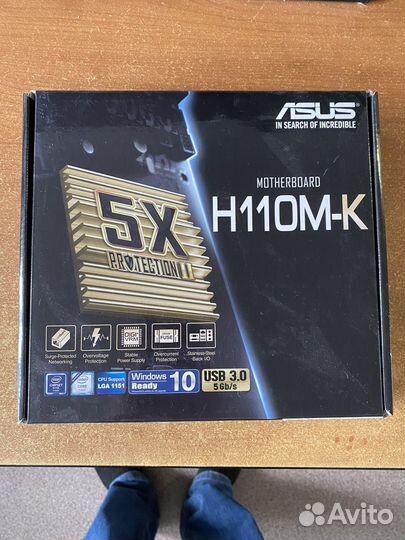 Материнская плата Asus H110M-K LGA 1151