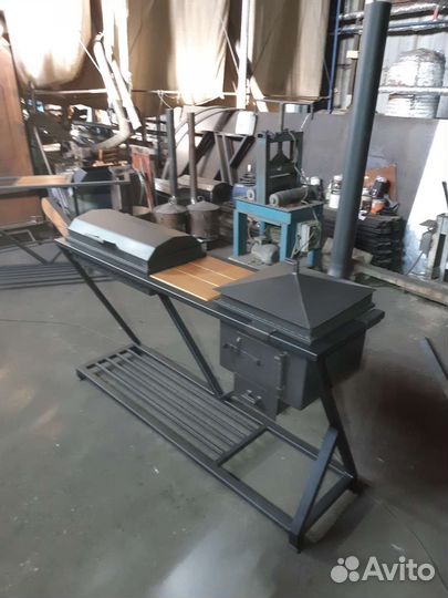 Мангал с печью под казан. Цена на 1 фото