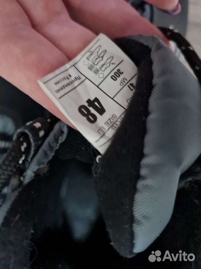 Лыжи с ботинками и палками, размер ботинок 48