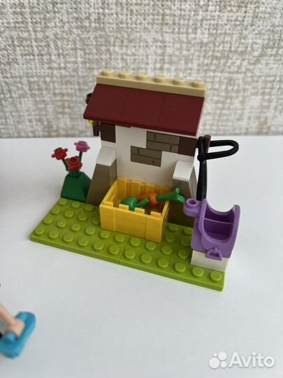 Lego friends Эмми и фургон для лошади + машинка
