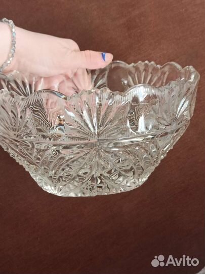 Хрустальная ваза