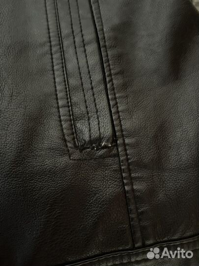 Кожаная куртка мужская 54 56