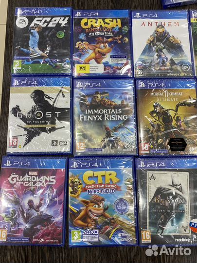 Игры на PS4 Fifa/Hogwarts/GTA/Crash/Ragnarok