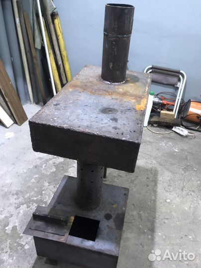 Буржуйка на отработке