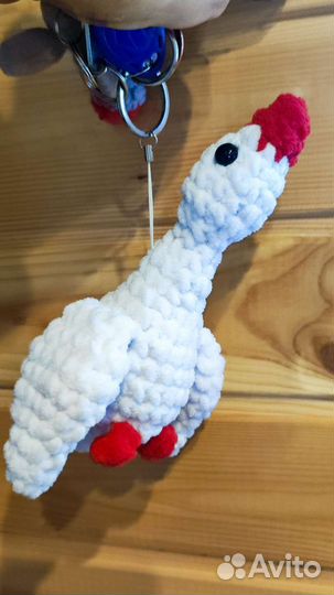 Гусь плюшевый. Ручная работа