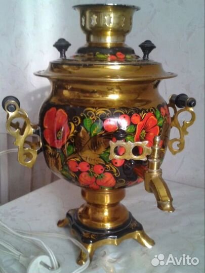 Самовар электрический расписной СССР гост