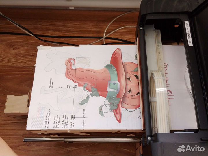 Принтер цветной ручной работы