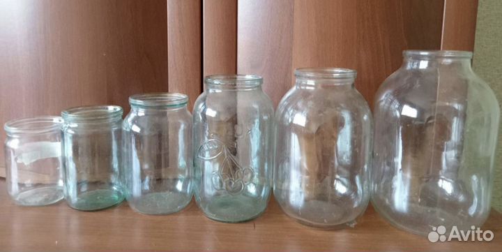 Банки стеклянные в ассортименте
