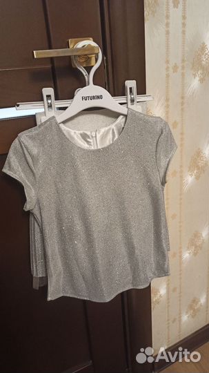 Комплект для девочки юбка+кофта на 6-7 лет