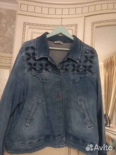 Джинсовая куртка женская