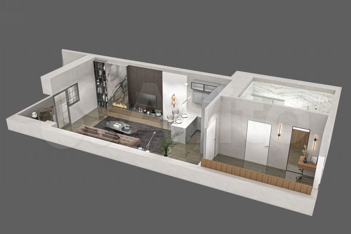 Квартира-студия, 25,2 м², 3/26 эт.