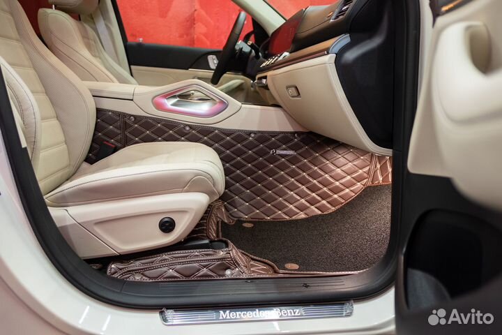 3D коврики из экокожи шьем сами