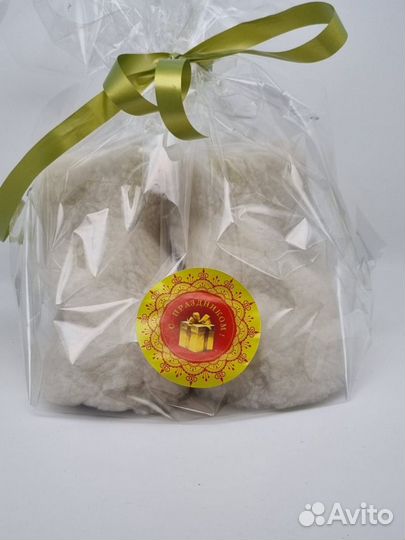 Угги из овечьей шерсти «С Праздником» (размер 36)