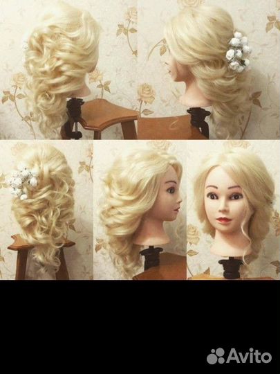 Учебная голова для причёсок