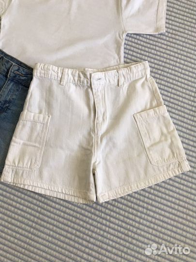 Шорты zara и mango + футболка новая