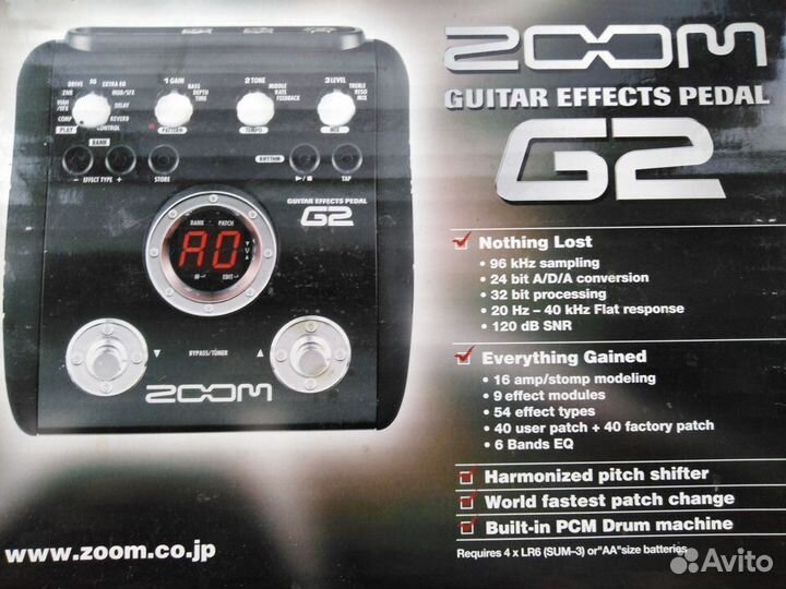 Гитарный процессор эффектов Zoom G2