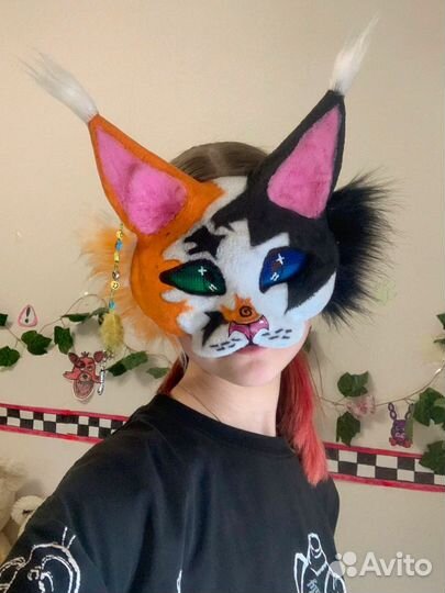 Маска квадробера ручная работа