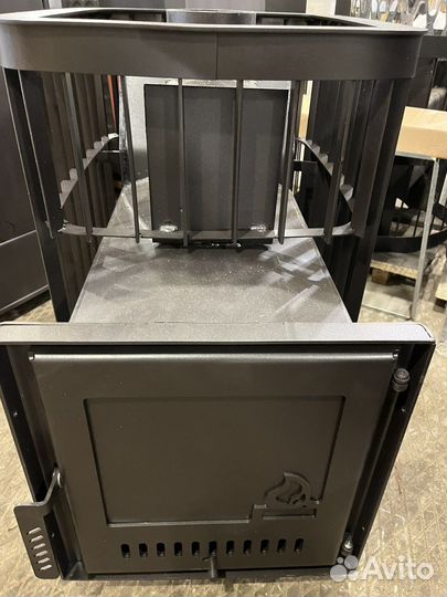 Печь дровяная для бани Варвара Мине Сетка 2022