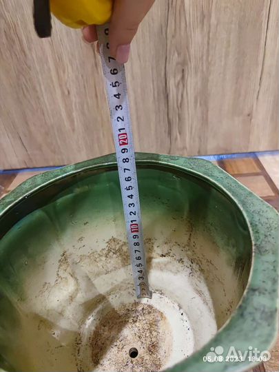 Керамический горшок для цветов бу