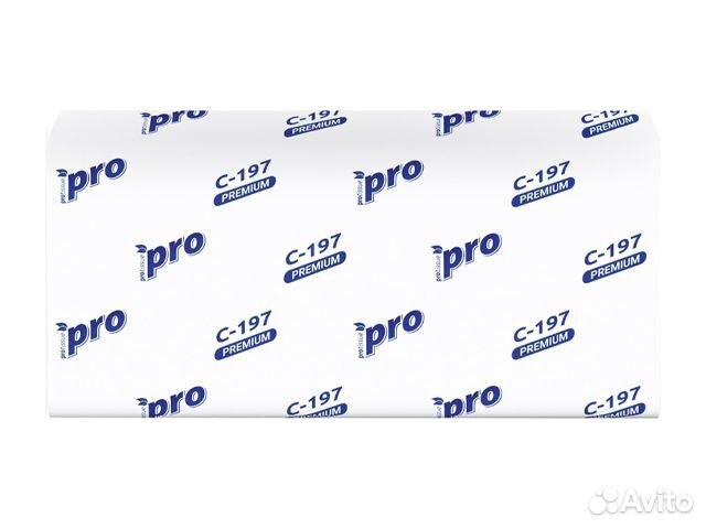 Полотенца бумажные с-197 Pro 2-слойные 200 листов