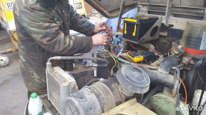 Ремонт пневмонагнетателя/растворанасоса для стяжки