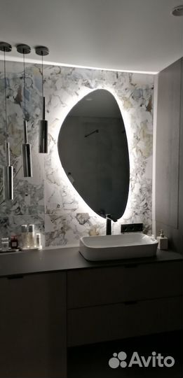 Зеркало с подсветкой для ванной