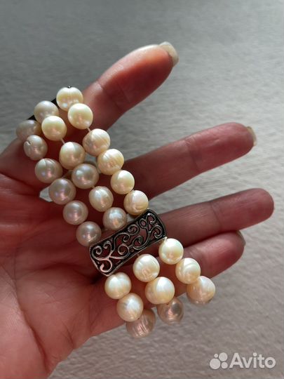 Браслет из натурального жемчуга