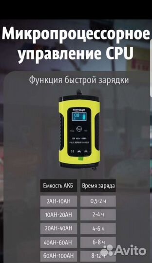 Зарядное устройство для акб автомобиля