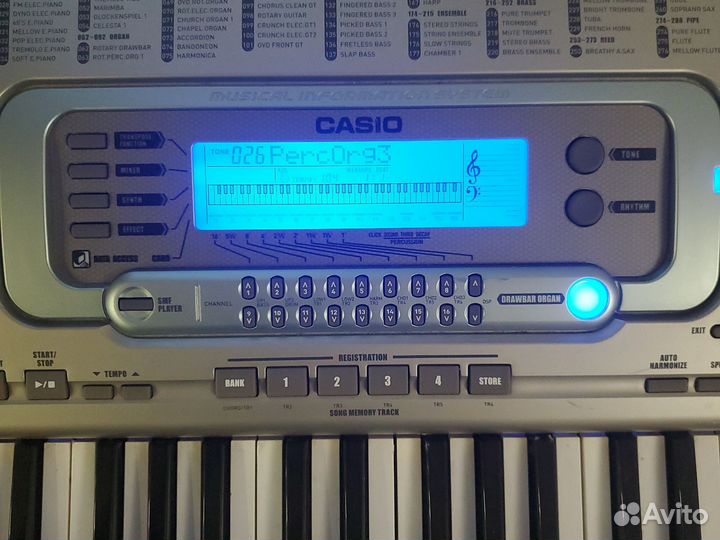 Синтезатор casio WK-3300