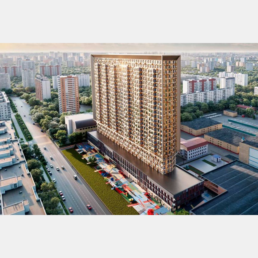 1-к. апартаменты, 39,5 м², 5/28 эт.