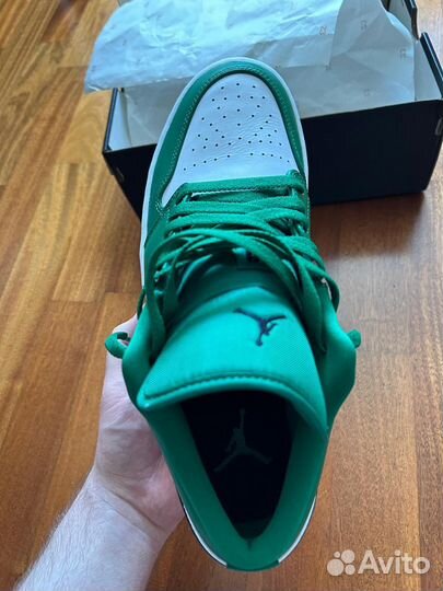 Кроссовки Nike Air Jordan 1 low Pine Green