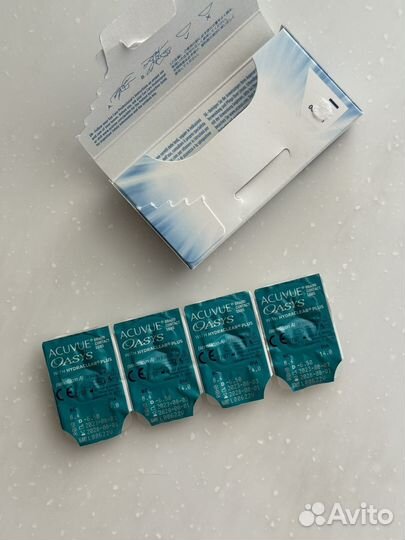 Линзы acuvue oasys -6.50