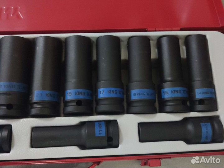 Набор ударных головок 1/2