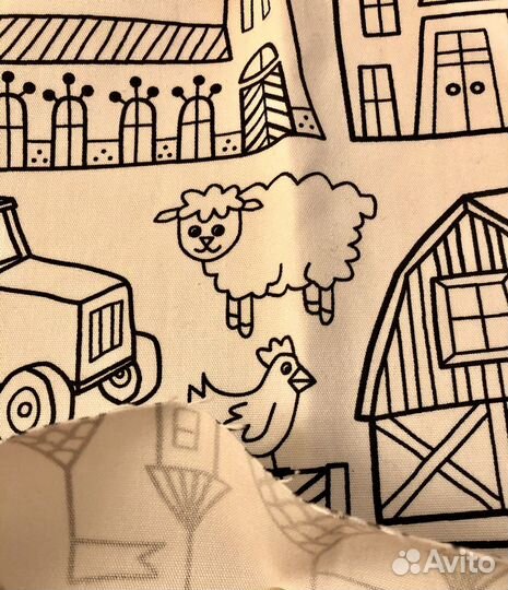Отрез ткани IKEA для детского творчества