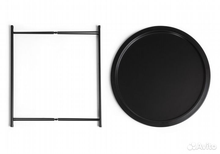 Журнальный стол Tray 47х51 black. Москва и мо