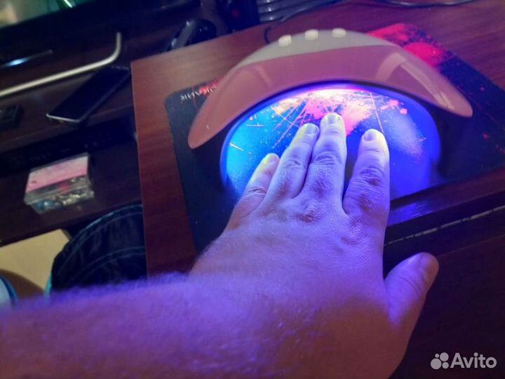 Уф лампа для ногтей + аксессуары