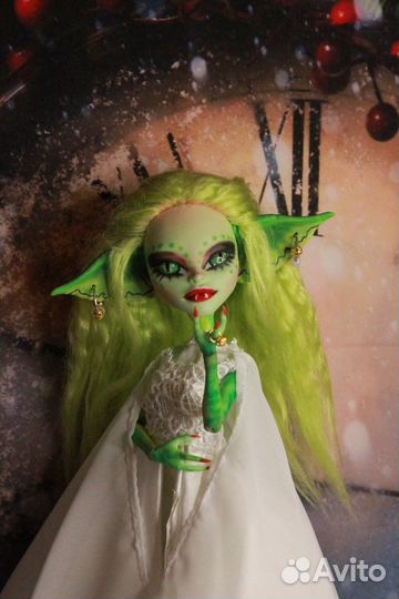 Грета Гремлин Кукла Монстер Хай Monster High ooak