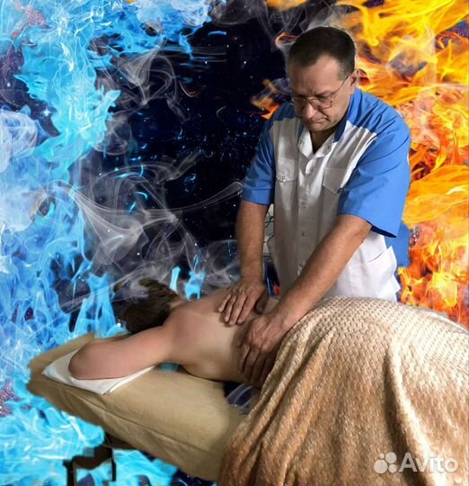 Массаж спины, шеи. Классич-ий. Тейпирование