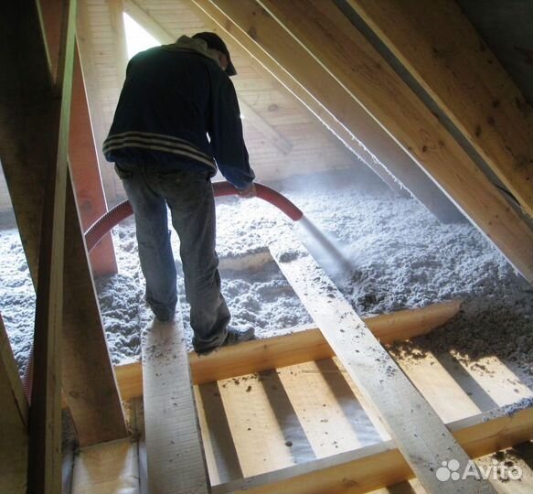 Утеплитель насыпной минеральная вата и эковата