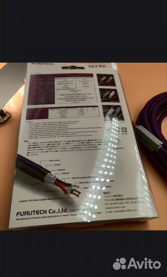 Кабель USB 2,0 серии Furutech GT2 Pro