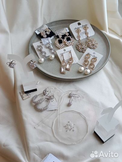 Серьги нарядные