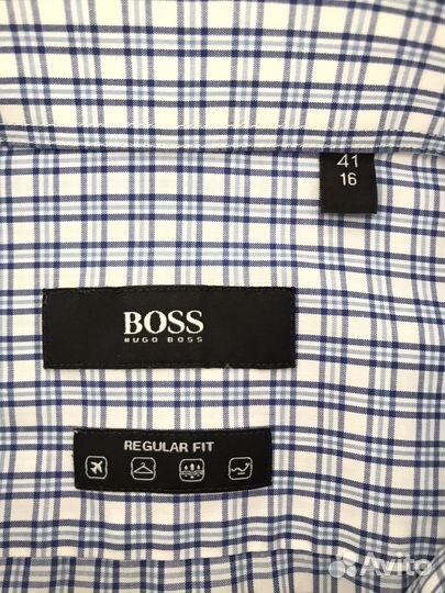 Рубашка мужская Hugo Boss, размер L / XL