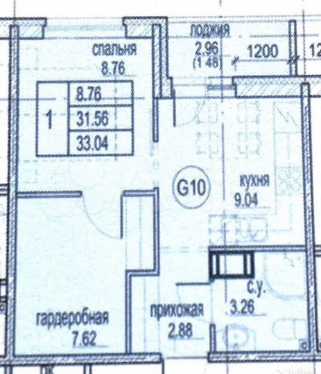 1-к. квартира, 33,5 м², 9/14 эт.