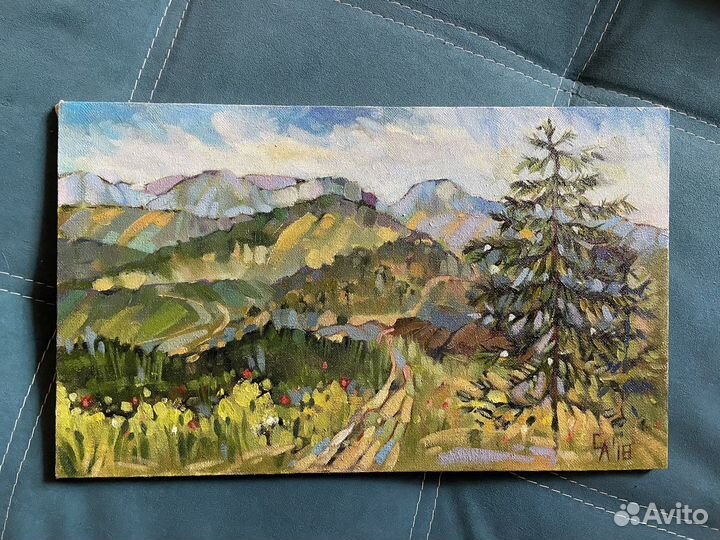 Картина маслом. Пейзаж