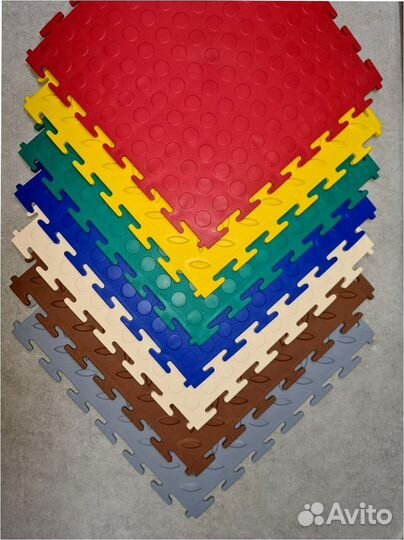 Модульная плитка пвх для гаража
