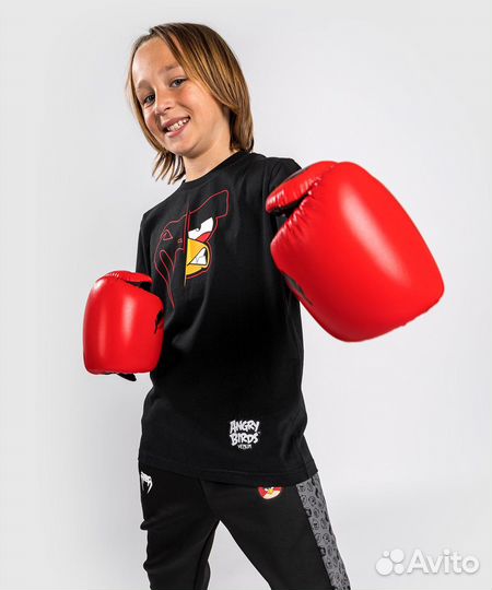 Футболка face angry birds X venum - черный